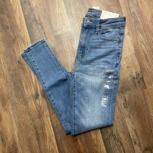 NWT high rise jeggings AEO